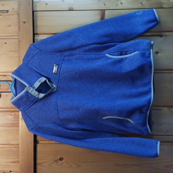LL Bean sweater fleece pullover - Picture 1 of 3